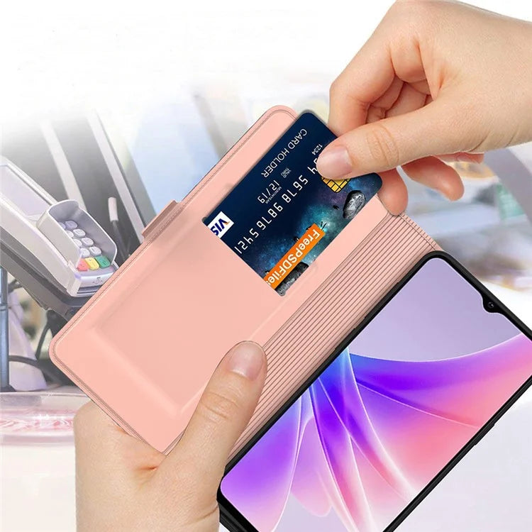 For Oppo Reno11 F 5G / F25 Pro 5G Magnetic Phone Case Flip PU Leather Cover with Card Slot