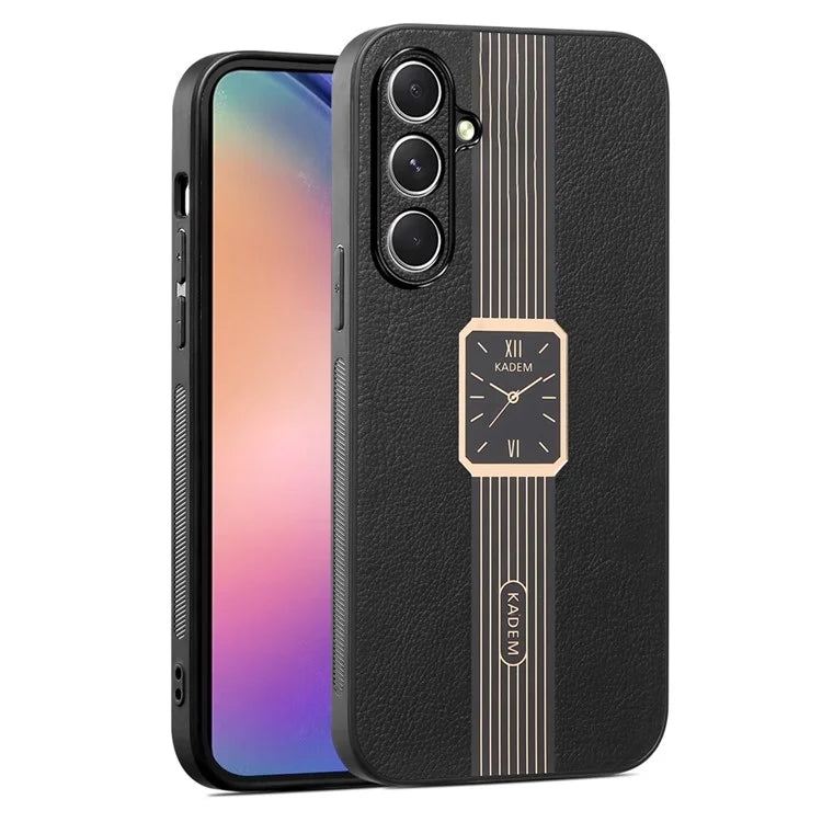 KADEM For Samsung Galaxy F15 5G / M15 5G Electroplating Case PU+TPU+Acrylic Phone Cover