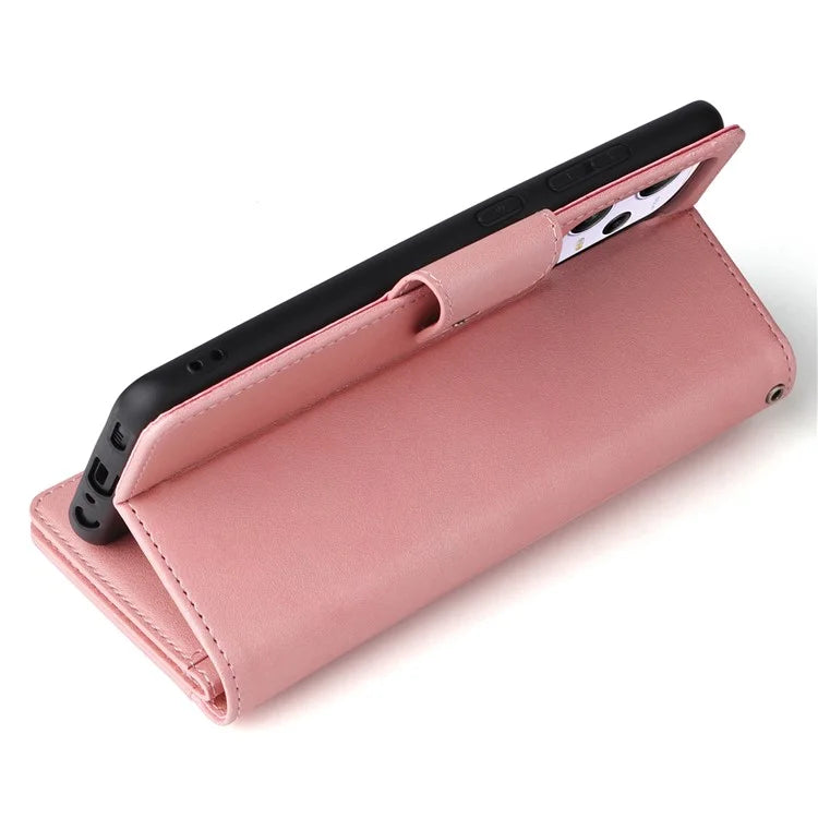 For Xiaomi Redmi Note 12 Pro Speed 5G / Note 12 Pro 5G / Poco X5 Pro 5G Case Wallet Rivet Decor Leather Folio Flip Phone Cover