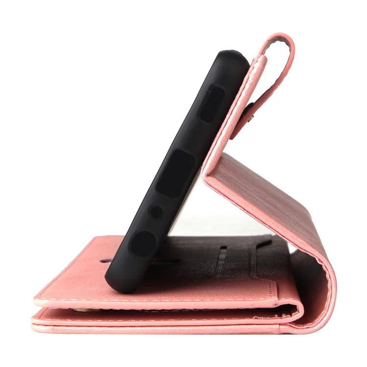 For Xiaomi Redmi Note 12 Pro Speed 5G / Note 12 Pro 5G / Poco X5 Pro 5G Case Wallet Rivet Decor Leather Folio Flip Phone Cover