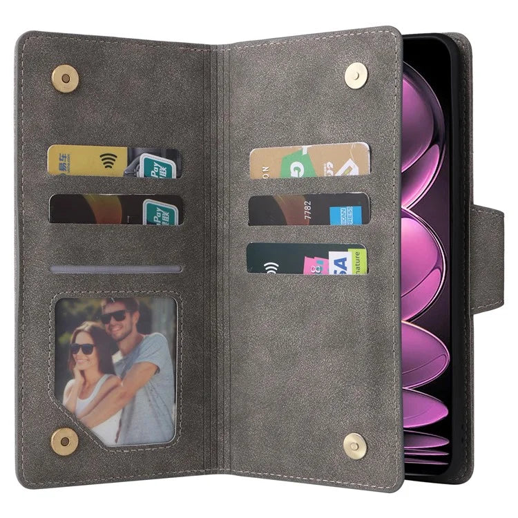 For Xiaomi Redmi Note 12 Pro Speed 5G / Note 12 Pro 5G / Poco X5 Pro 5G Case Wallet Rivet Decor Leather Folio Flip Phone Cover