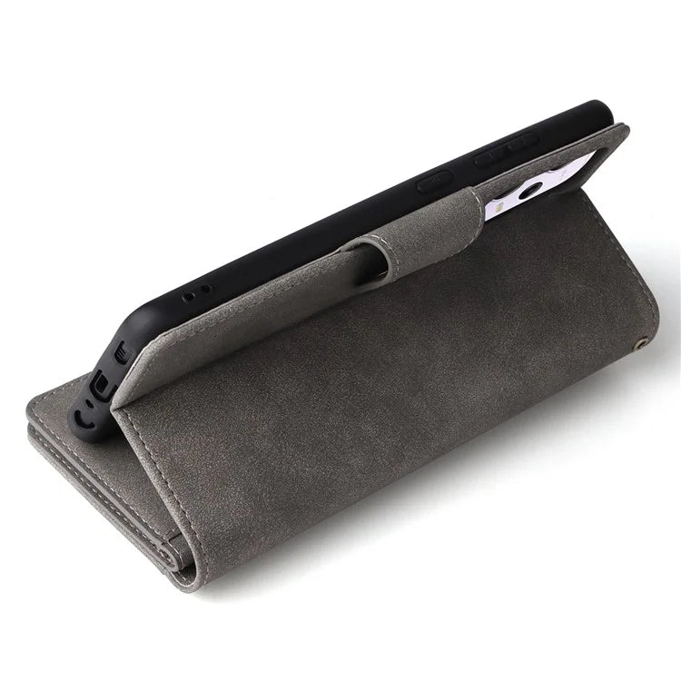 For Xiaomi Redmi Note 12 Pro Speed 5G / Note 12 Pro 5G / Poco X5 Pro 5G Case Wallet Rivet Decor Leather Folio Flip Phone Cover