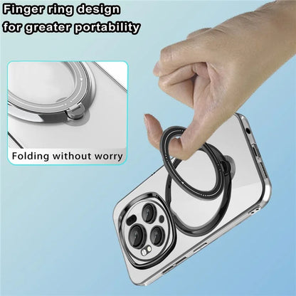 For Honor Magic6 Pro 5G Magnetic Phone Case PC+TPU Bump Proof Kickstand Cover