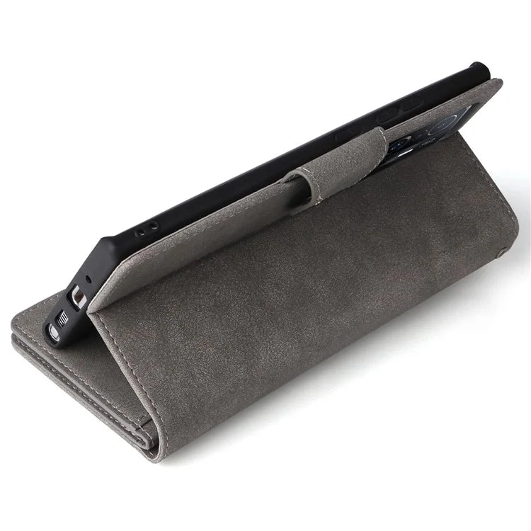 For Xiaomi 11T 5G / Xiaomi 11T Pro 5G Case Rivet Decor Leather Wallet Phone Cover with 9 Card Slots