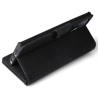 For Xiaomi 11T 5G / Xiaomi 11T Pro 5G Case Rivet Decor Leather Wallet Phone Cover with 9 Card Slots