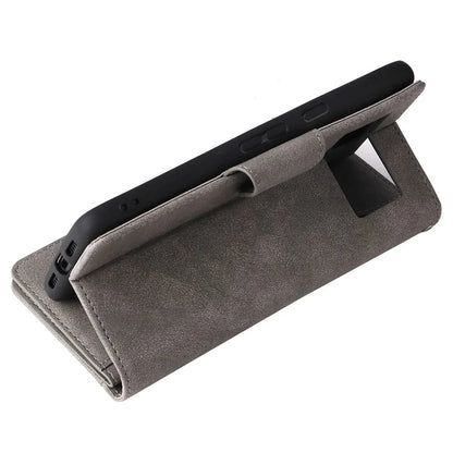For Google Pixel 7 5G Case Multiple Card Slots Rivet Decor Leather Stand Phone Cover