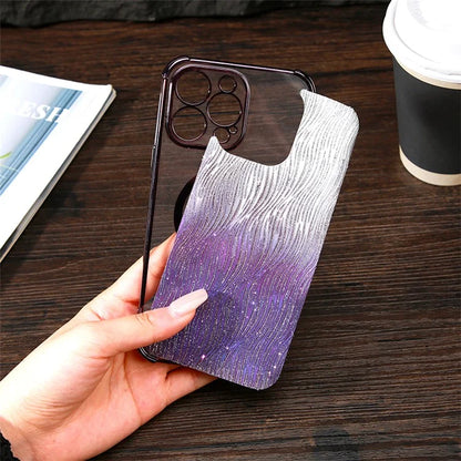 KADEM For iPhone 15 Pro Case Glitter Electroplated TPU Shockproof Phone Cover