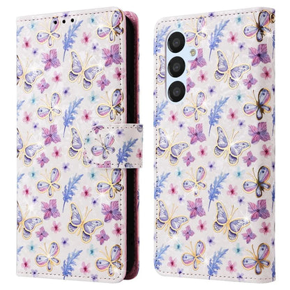 For Samsung Galaxy A54 5G Case RFID Blocking Magnetic Phone Cover with Lacquered Design