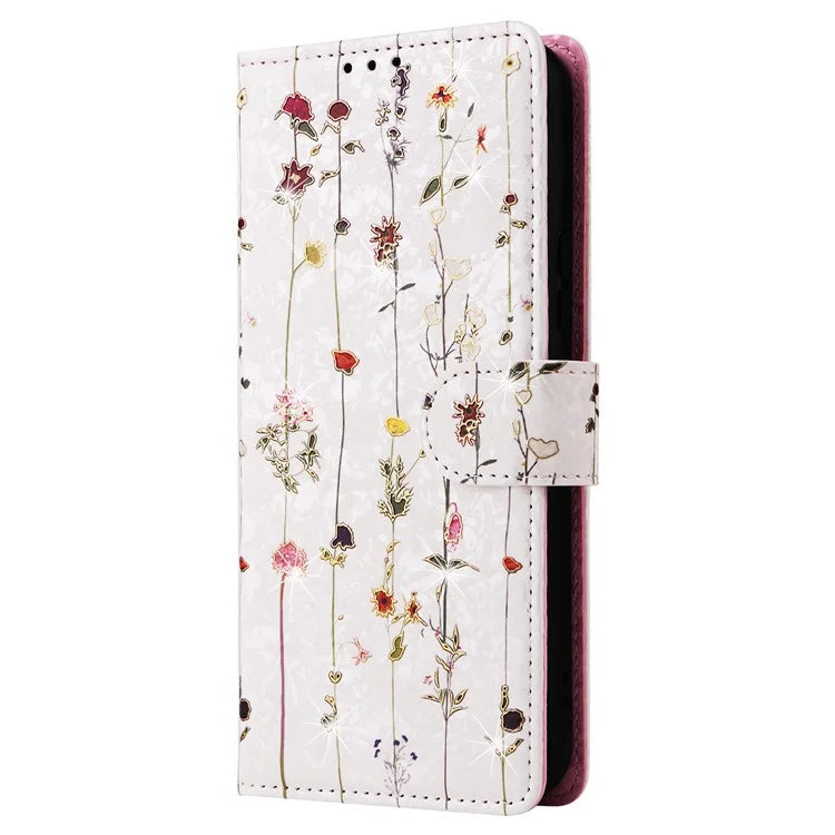 For Samsung Galaxy A54 5G Case RFID Blocking Magnetic Phone Cover with Lacquered Design