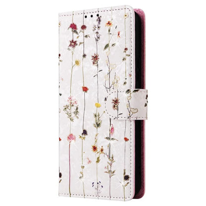 For Samsung Galaxy A54 5G Case RFID Blocking Magnetic Phone Cover with Lacquered Design