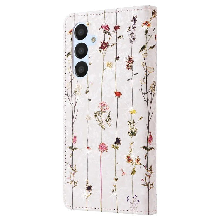 For Samsung Galaxy A54 5G Case RFID Blocking Magnetic Phone Cover with Lacquered Design