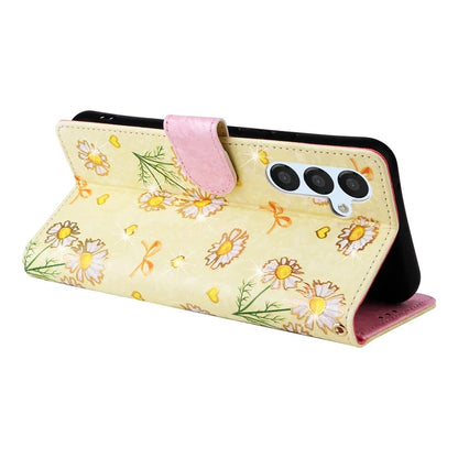 For Samsung Galaxy A54 5G Case RFID Blocking Magnetic Phone Cover with Lacquered Design