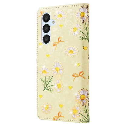 For Samsung Galaxy A54 5G Case RFID Blocking Magnetic Phone Cover with Lacquered Design