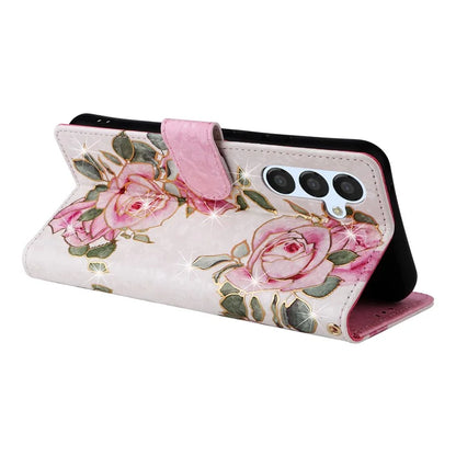 For Samsung Galaxy A54 5G Case RFID Blocking Magnetic Phone Cover with Lacquered Design