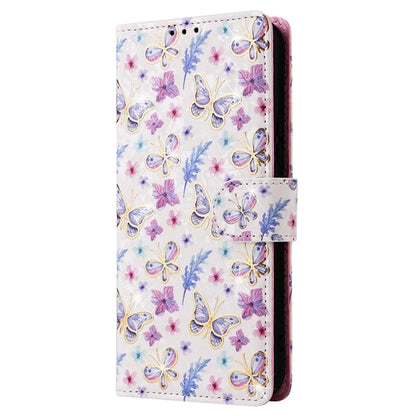 For Samsung Galaxy A34 5G Phone Case RFID Blocking Lacquered Design Flip Stand Cover