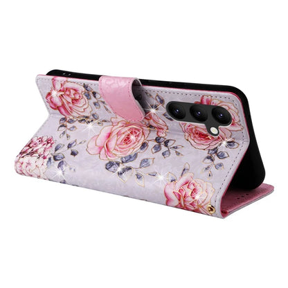 For Samsung Galaxy A34 5G Phone Case RFID Blocking Lacquered Design Flip Stand Cover