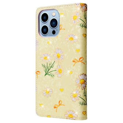 For iPhone 13 Pro Max 6.7 inch Case RFID Blocking Lacquered Design Mobile Phone Cover