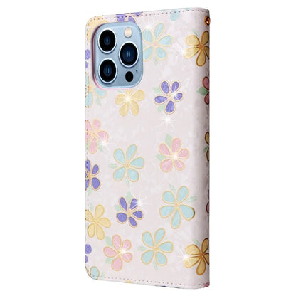 For iPhone 13 Pro Max 6.7 inch Case RFID Blocking Lacquered Design Mobile Phone Cover