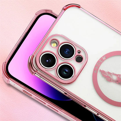 KADEM For iPhone 13 Pro Max 6.7 inch Cell Phone Cases TPU Drop-resistant Electroplated Shell