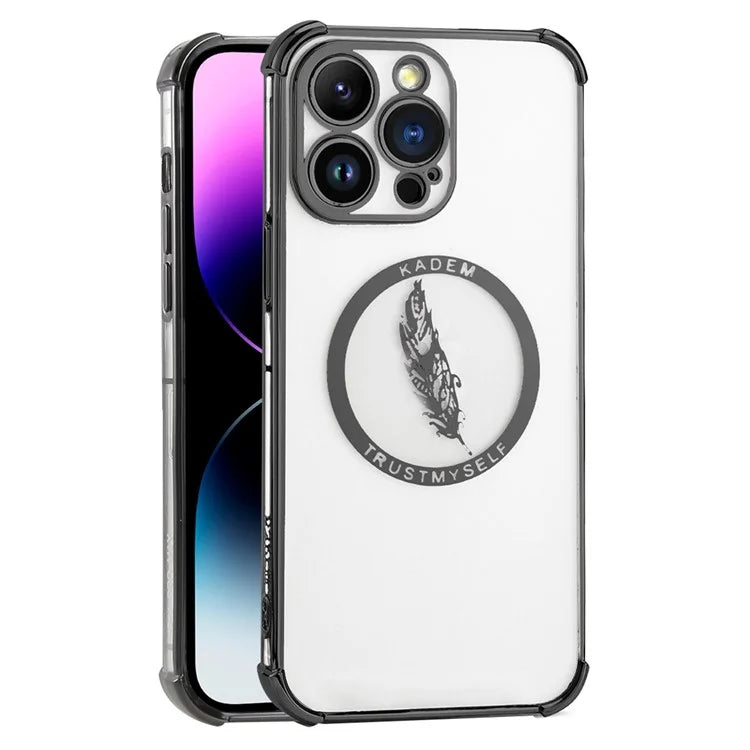 KADEM For iPhone 13 Pro Max 6.7 inch Cell Phone Cases TPU Drop-resistant Electroplated Shell