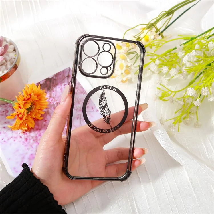 KADEM TPU Case for iPhone 14 Pro Shell Four Corners Drop-proof Phone Back Protector