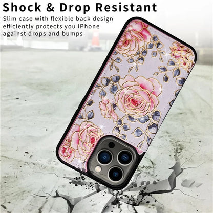 For iPhone 13 Pro Kickstand Case Card Slots Anti-Scratch Phone Shell