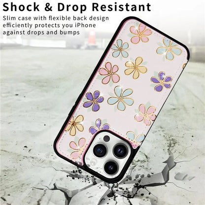 For iPhone 14 Pro Case Card Slots kickstand Bump Proof Smart Phone Shell
