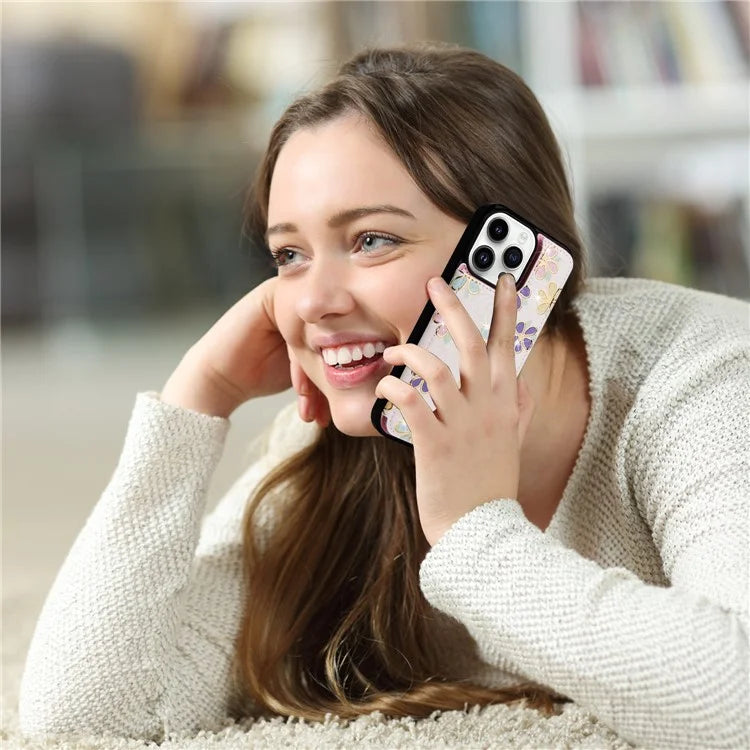 For iPhone 14 Pro Case Card Slots kickstand Bump Proof Smart Phone Shell