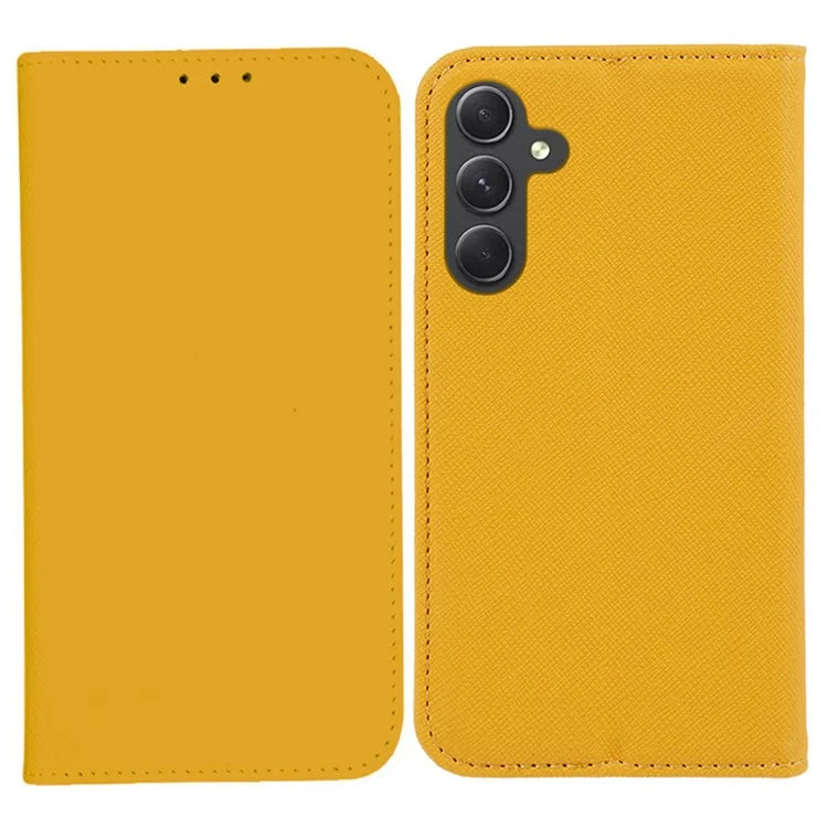 For Samsung Galaxy M15 5G / F15 5G Case Flip Wallet PU Leather Cross Texture Phone Cover