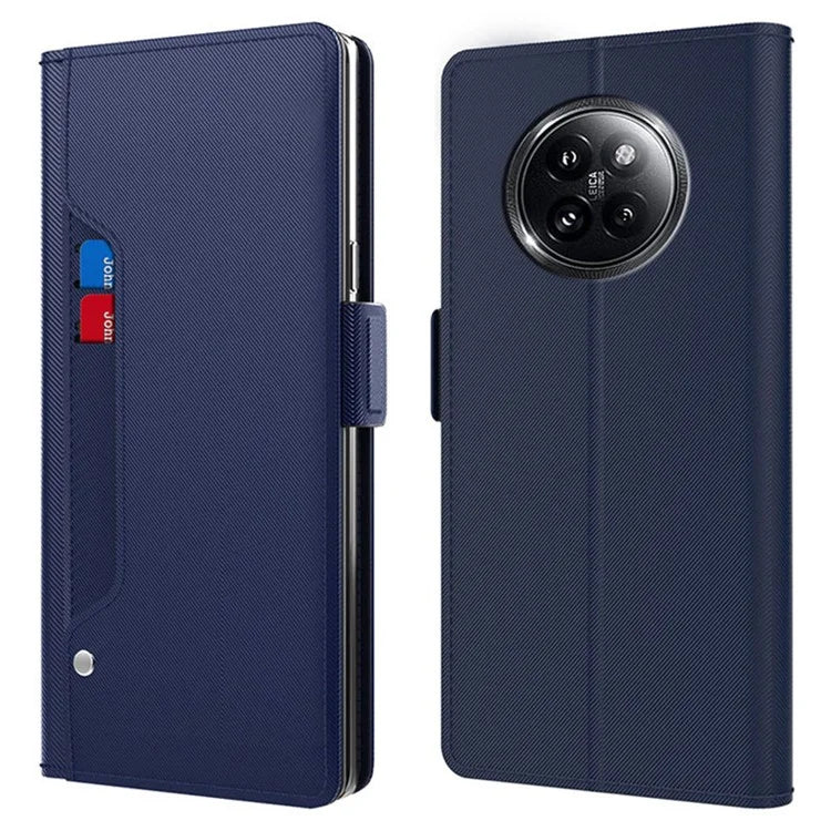 For Xiaomi Civi 4 Pro 5G / 14 Civi 5G Case Mirror Inside Card Slot PU Leather Phone Cover