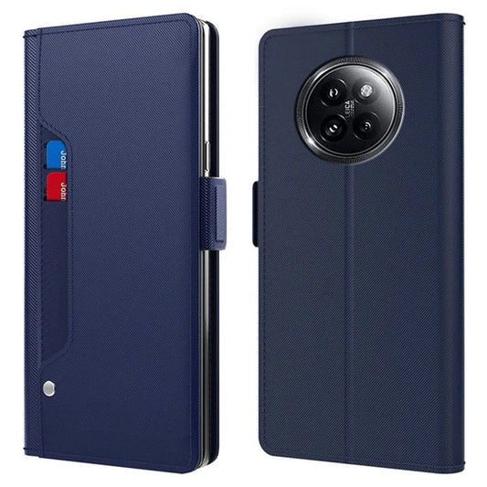 For Xiaomi Civi 4 Pro 5G / 14 Civi 5G Case Mirror Inside Card Slot PU Leather Phone Cover