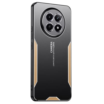 For Realme 12 5G Case Aluminum Alloy+TPU+PC Slim Protective Phone Shell