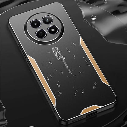 For Realme 12 5G Case Aluminum Alloy+TPU+PC Slim Protective Phone Shell