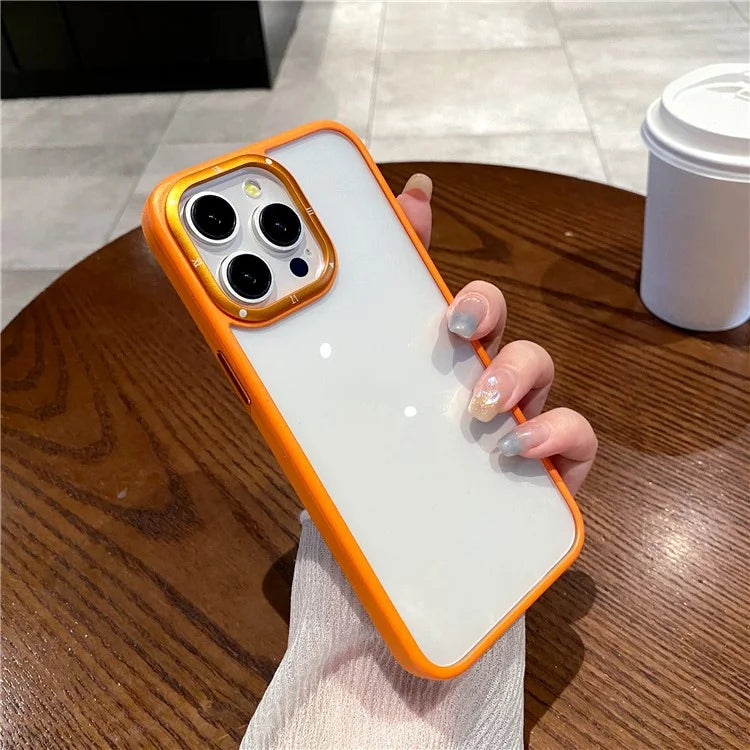 For iPhone 15 Pro Max Case Shock Absorbing PC+TPU Phone Protective Cover