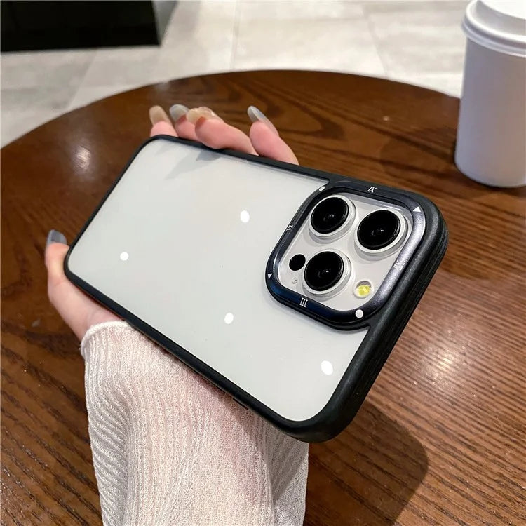 For iPhone 15 Pro Max Case Shock Absorbing PC+TPU Phone Protective Cover
