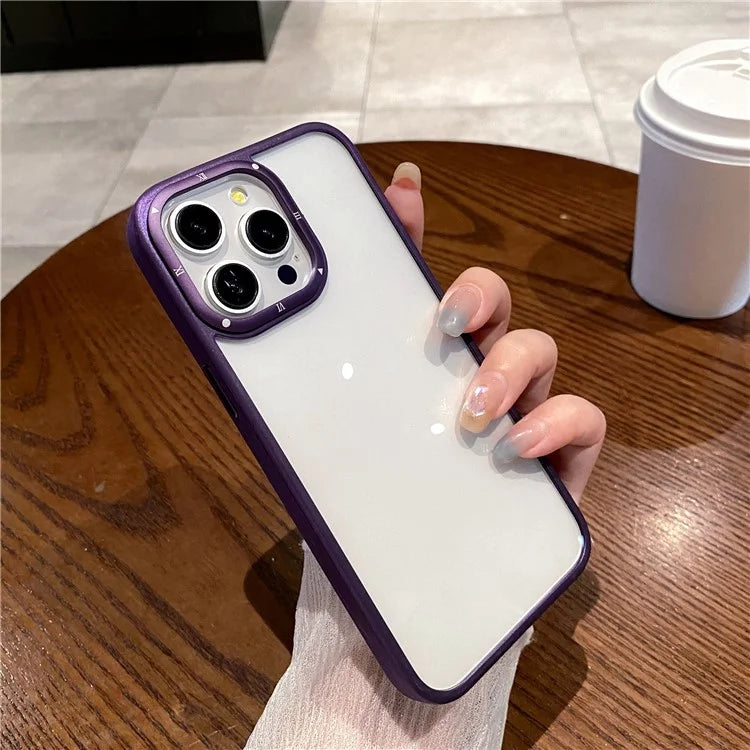 For iPhone 15 Pro Max Case Shock Absorbing PC+TPU Phone Protective Cover