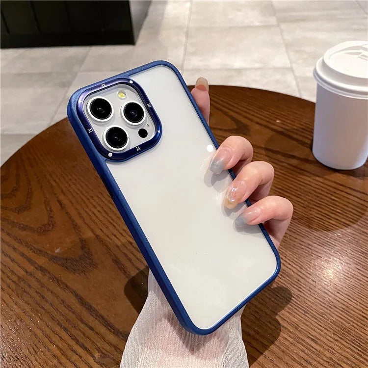 For iPhone 15 Pro Max Case Shock Absorbing PC+TPU Phone Protective Cover