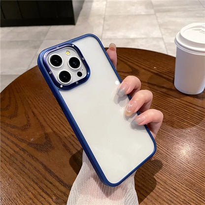 For iPhone 15 Pro Max Case Shock Absorbing PC+TPU Phone Protective Cover