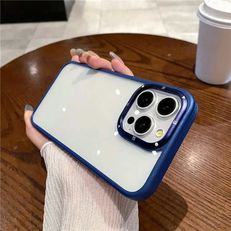 For iPhone 13 Pro 6.1 inch Case Scratch-resistant PC+TPU Phone Back Protector