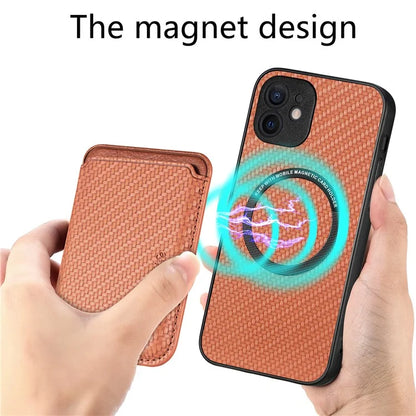 M2 For iPhone 12 Case PU Leather Detachable 2-in-1 Design Card Holder Back Cover