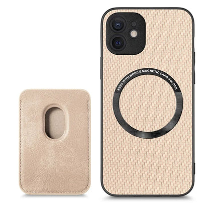 M2 For iPhone 12 Case PU Leather Detachable 2-in-1 Design Card Holder Back Cover
