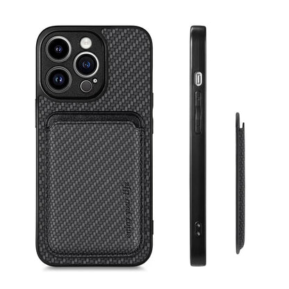 For iPhone 13 Pro Max 6.7 inch Case Detachable 2-in-1 Card Slot PU+TPU Phone Cover