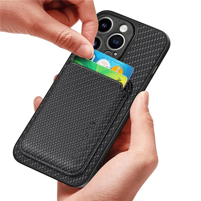 For iPhone 13 Pro Max 6.7 inch Case Detachable 2-in-1 Card Slot PU+TPU Phone Cover