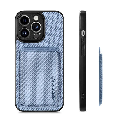 For iPhone 13 Pro Max 6.7 inch Case Detachable 2-in-1 Card Slot PU+TPU Phone Cover
