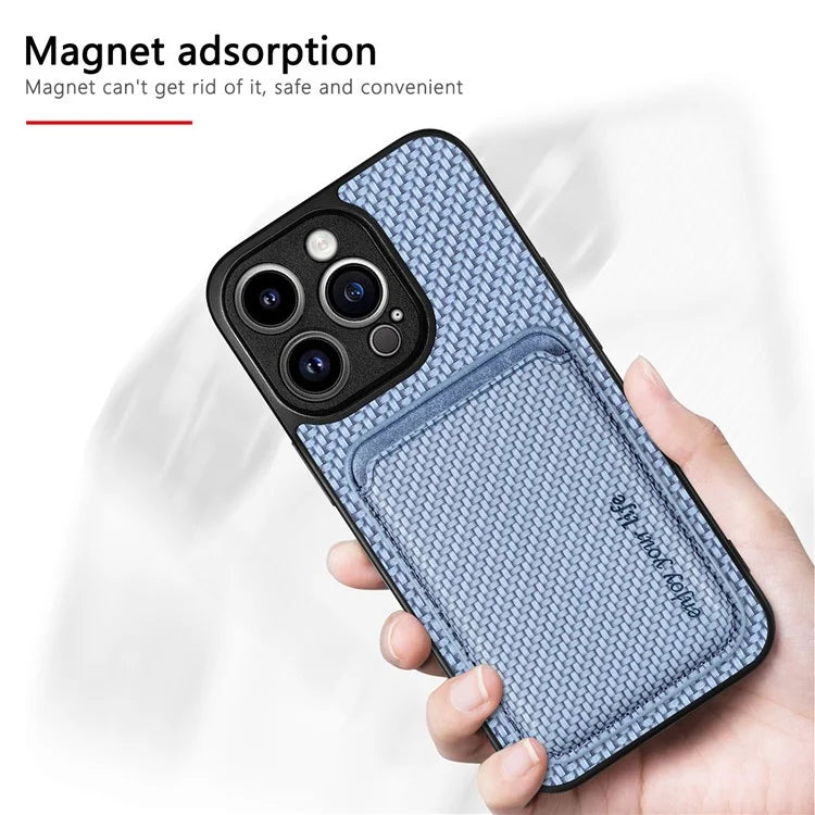 For iPhone 13 Pro Max 6.7 inch Case Detachable 2-in-1 Card Slot PU+TPU Phone Cover