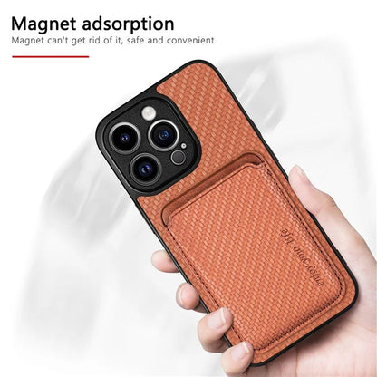 For iPhone 13 Pro Max 6.7 inch Case Detachable 2-in-1 Card Slot PU+TPU Phone Cover