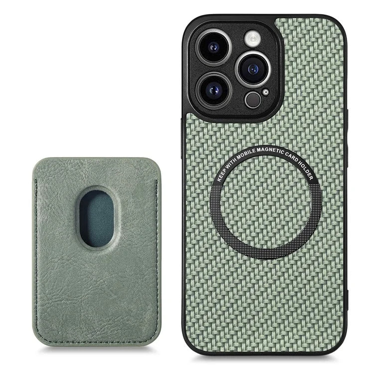 For iPhone 13 Pro Max 6.7 inch Case Detachable 2-in-1 Card Slot PU+TPU Phone Cover