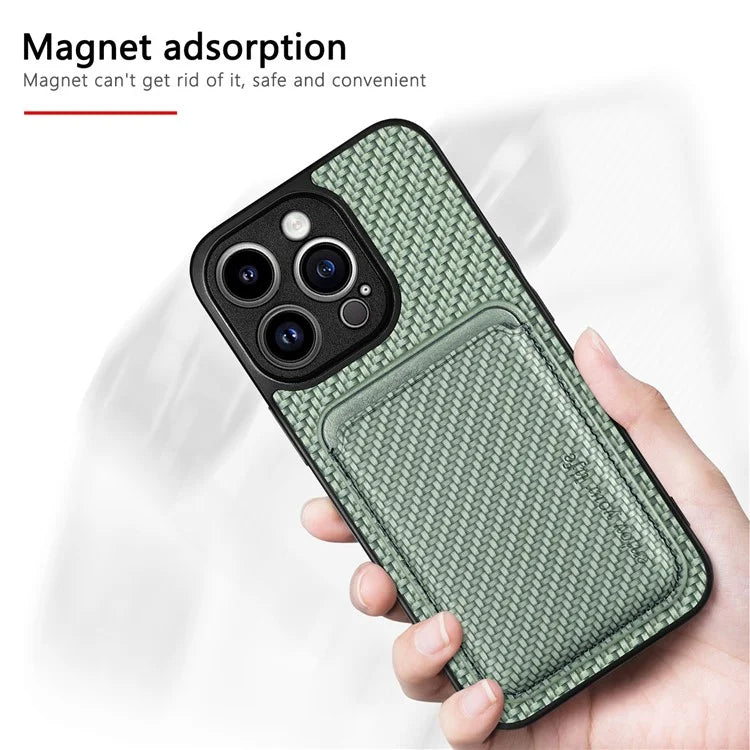 For iPhone 13 Pro Max 6.7 inch Case Detachable 2-in-1 Card Slot PU+TPU Phone Cover