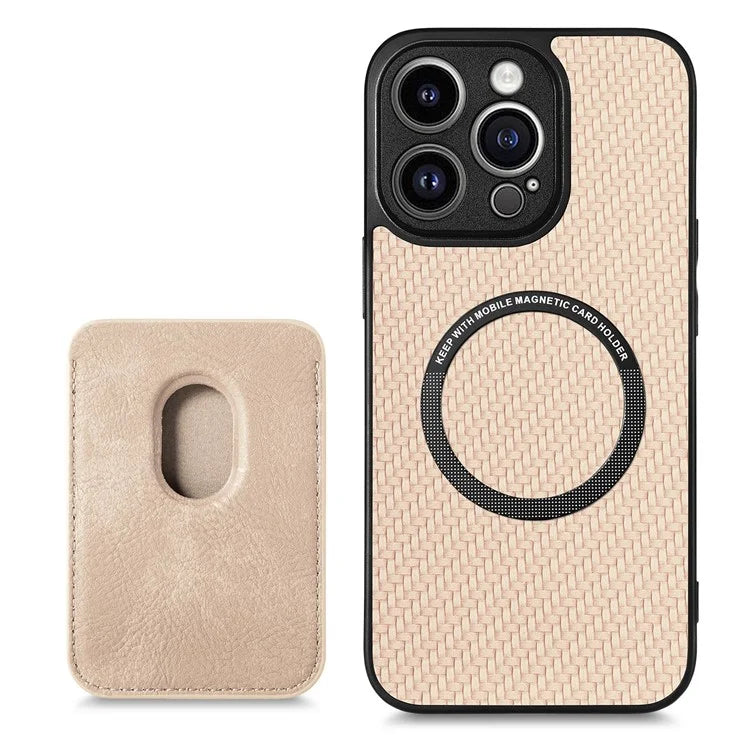For iPhone 13 Pro Max 6.7 inch Case Detachable 2-in-1 Card Slot PU+TPU Phone Cover