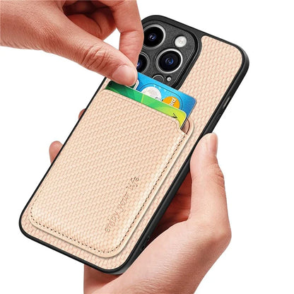 For iPhone 13 Pro Max 6.7 inch Case Detachable 2-in-1 Card Slot PU+TPU Phone Cover